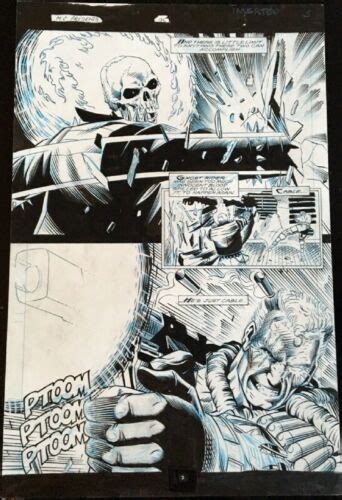 Comicsvalue Marvel Comics Presents Comic Art Ghost Rider