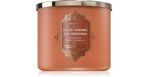 Bath Body Works Salted Caramel Old Fashioned Candela Profumata