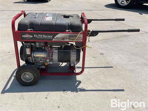 Briggs & Stratton Elite Series 8000 Watt Electric Start Portable ...