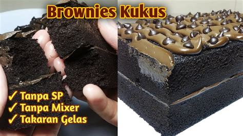 RESEP BROWNIES KUKUS SUPER MOIST Tanpa Mixer TANPA SP TANPA DCC