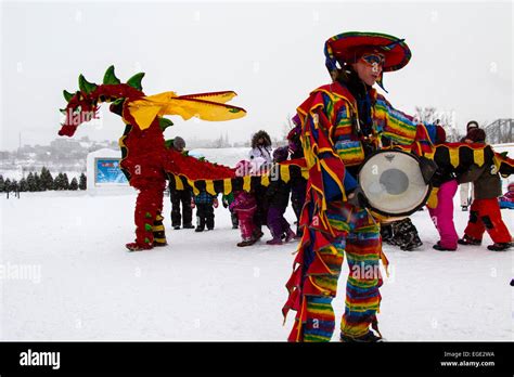 Winterlude Festival. Snowflake Kingdom Jacques Cartier Park Gatineau ...