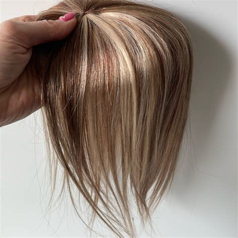 ImOgen Accessories Nwt Human Dark Copper Blonde Topper Hand Tied