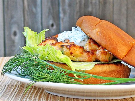 Salmon Burger Recipe With Dill Sauce Besto Blog