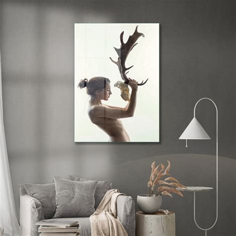 Glass Wall Art Naked Woman Wall Art Tempered Glass Wall Art Wall