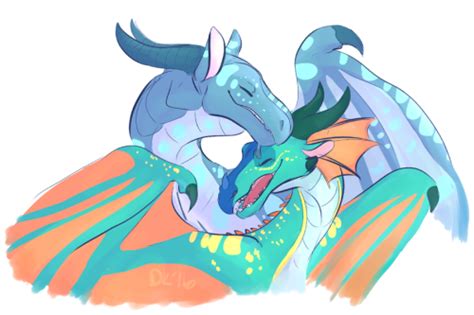 Tsunami And Glory The Best Friends Even Though Tsunami Will Never Admit It Wings Of Fire