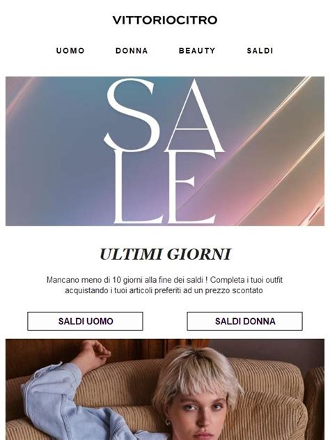 Vittorio Citro Boutique Spoiler Alert Ultimi Giorni Di Extra Saldi