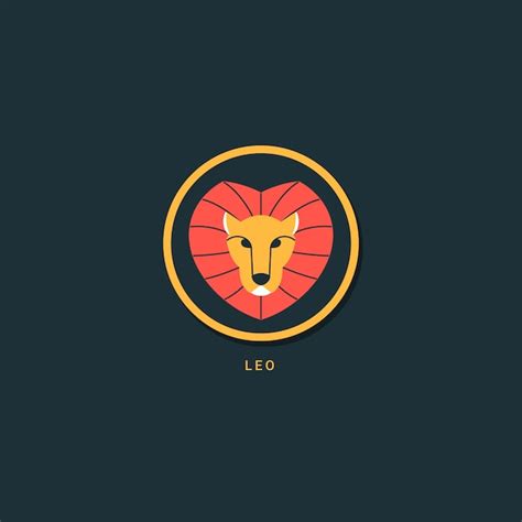 Premium Vector | Flat design leo logo