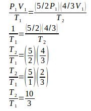 Boyle S Law Charles S Law Gay Lussac S Law Problems And Solutions