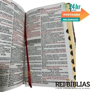 Biblia Sagrada Letra Gigante Luxo Popular Preta Harpa Rc