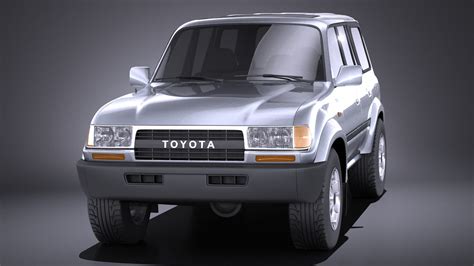 Toyota Land Cruiser J80 1989 1997 V Ray 3D Model By SQUIR