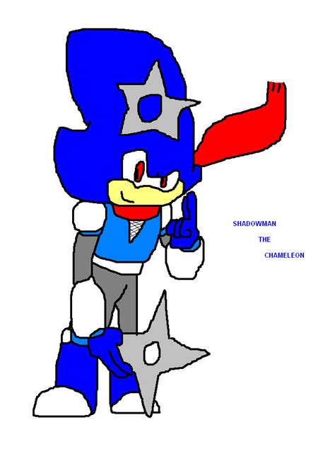 Shadowman Sonic Style By Yagoshi On Deviantart