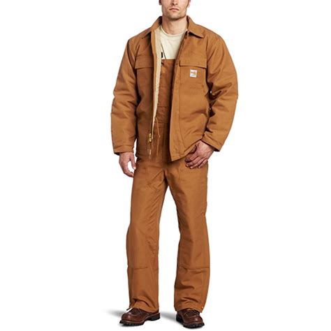 Carhartt Mens Flame Resistant Heavyweight Duck Traditional Coat