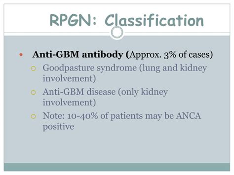 Acute And Chronic Glomerulonephritis PPT