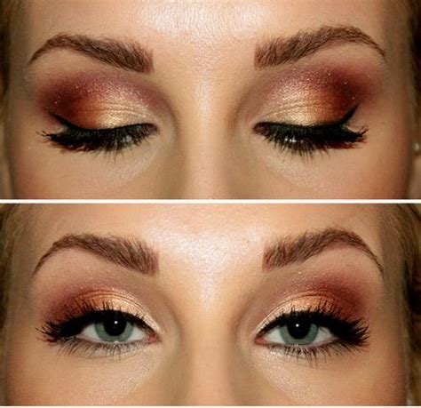 Gold And Bold Eye Makeup Bronze Makeup Bold Eye Makeup Gorgeous Makeup