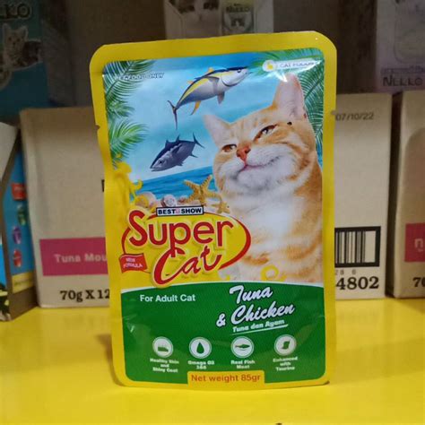 Jual Supercat Makanan Basah Kucing Adult Kitten Sachet Pouch Gr