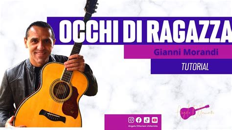 Occhi Di Ragazza Gianni Morandi Tutorial Accordi E Ritmo Youtube