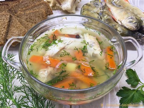 Рецепт ухи из окуня с икрой