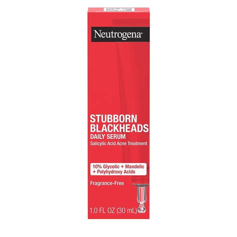 Neutrogena Stubborn Blackheads Daily Acne Facial Serum With Salicylic Glycolic