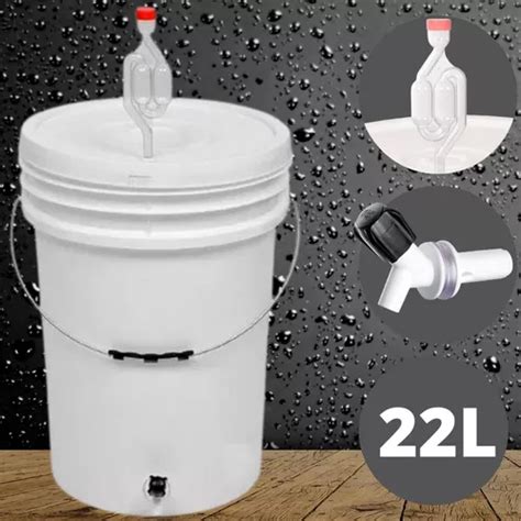 Balde Fermentador Maturador Completo Cerveja Artesanal 22 L MercadoLivre