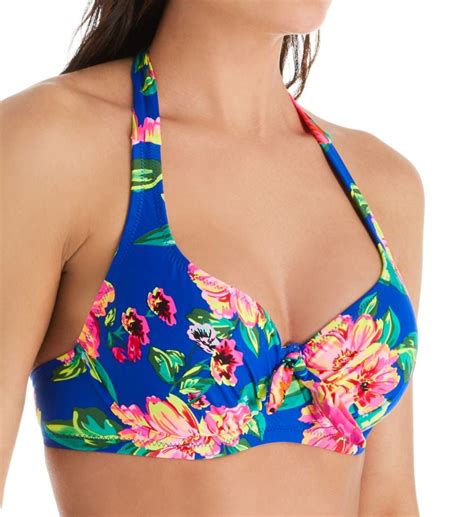 Women S Pour Moi Heatwave Halter Underwire Bikini Swim Top