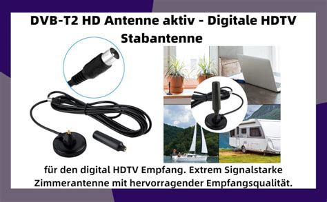 J Cs Dvb T Dvb T Antenne Hd Aktiv Digitale Hdtv Stabantenne