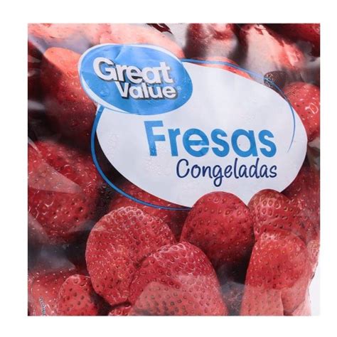 Fresas Great Value Congeladas Enteras 2 Kg Bodega Aurrera Despensa A