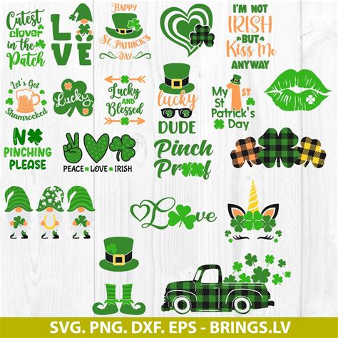 St Patricks Day Svg Bundle Png Dxf Eps Cut Files