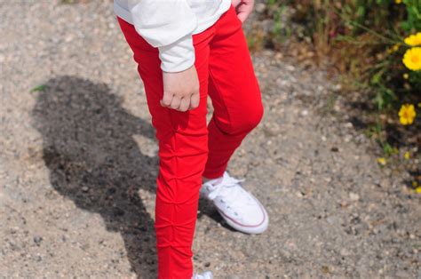 11 Leggings Girls Leggings Red Leggings Red Pants Kids Etsy