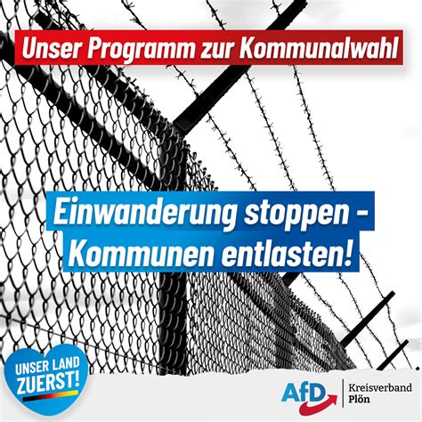 Unser Programm Zur Kommunalwahl Am Mai Masseneinwanderung Stoppen