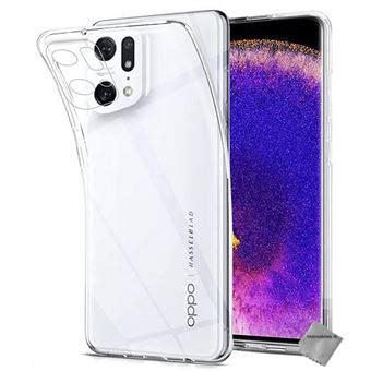 Coque Silicone Gel Fine Pour Oppo Find X5 Pro 5G Film Ecran TPU