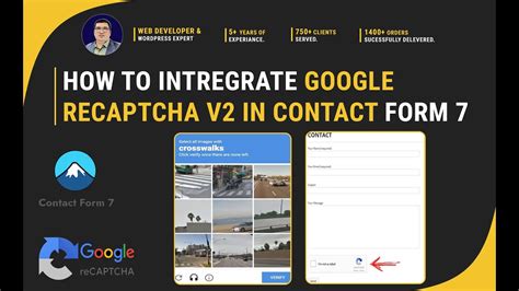 How To Integrate Google ReCAPTCHA V2 In Contact Form 7 WordPress YouTube