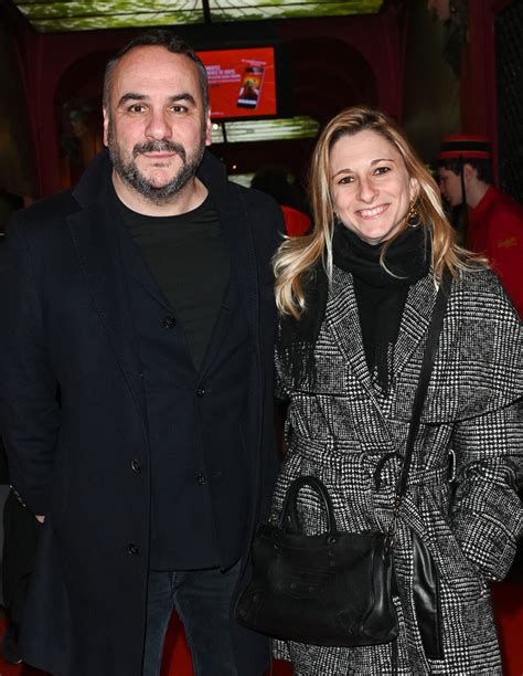 Photo François Xavier Demaison et sa femme Anaïs Tihay Inauguration