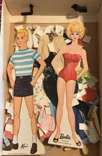 Barbie And Ken Paper Dolls Antique Price Guide Details Page