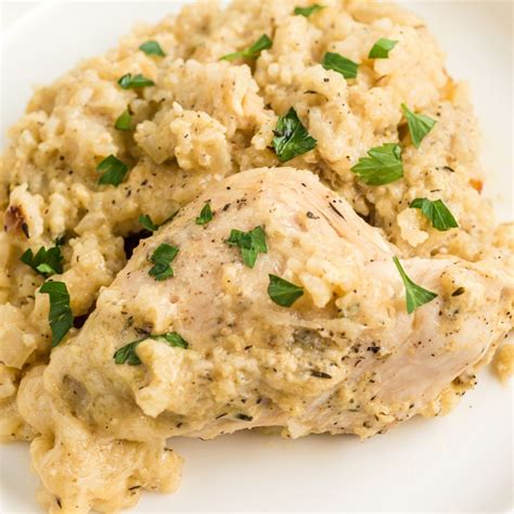 Easy Chicken and Rice Casserole Recipe - Juggling Normal