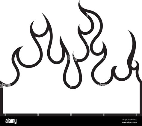 Fire flame background vector illustration design template Stock Vector ...