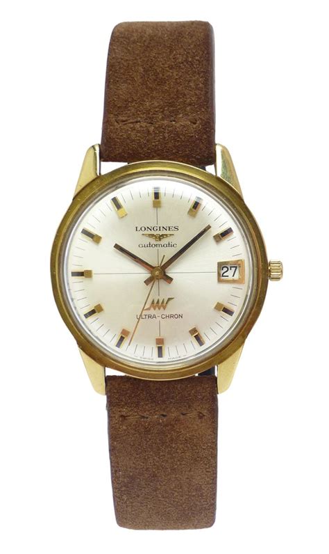 Longines Ultra Chron Automatic 18k Yellow Gold Nww 1641