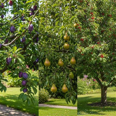award winning patio fruit tree collection cherry pear plum trees