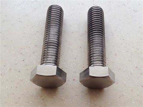 Titanium Hexagon Head Bolts Cl Titanium Fasteners