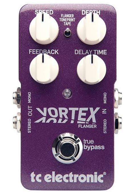 Tc Electronic Vortex Toneprint Flanger Guitar Effects Pedal The Tc