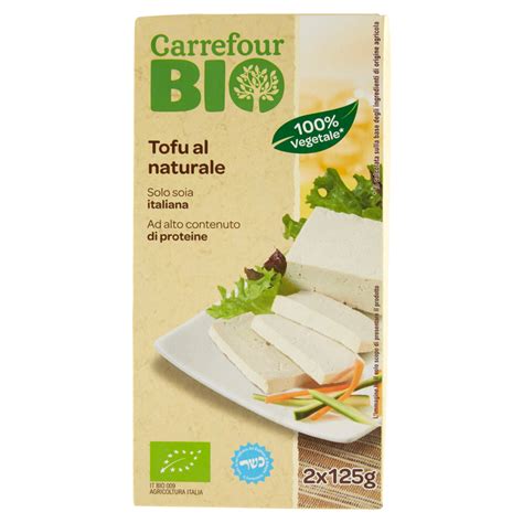 Carrefour Bio Tofu Al Naturale 2 X 125 G Carrefour