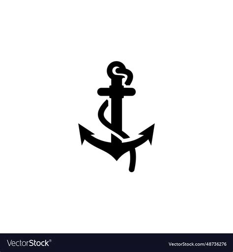 Anchor ship Royalty Free Vector Image - VectorStock