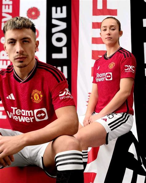 Man Utd Officially Launch Their New Home Kit For 2023 24 In 2023