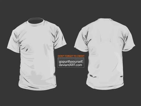 T Shirt Vector Template Illustrator at Vectorified.com | Collection of ...