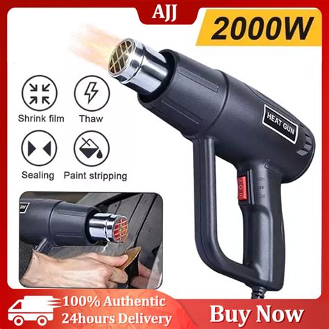 COD Hours Delivery Heavy Duty Heat Gun W Hot Air Blower Gun Universal V Tools