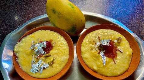 Mango Phirni Recipe आम की फिरनी Aam Phirni Quick Recipe 😄😁😱 Youtube