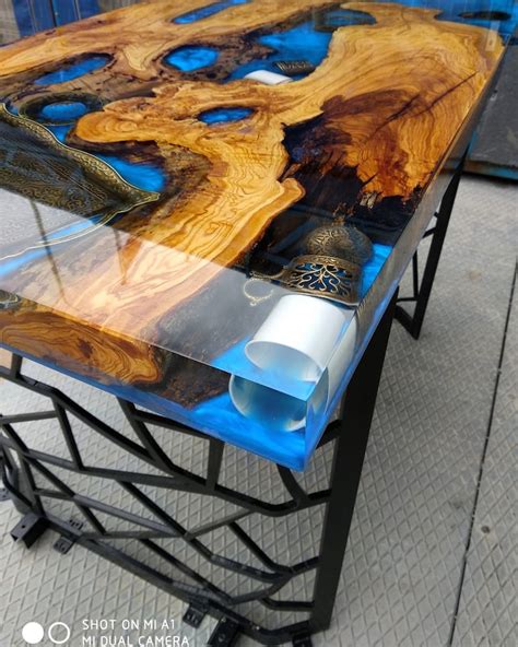 Made to Order Custom Epoxy Olive Wood Resin Clear Table Epoxy | Etsy