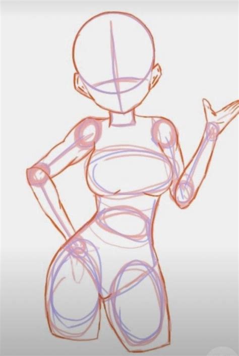 Modelo Corpo Feminino Para Desenhar Sketch Anime Bocetos De Mujeres