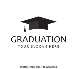 Graduation Logo Template Design Graduation Simple Stock Vector (Royalty ...