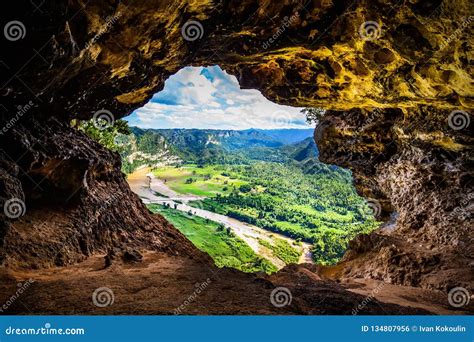 Cueva Ventana Natural Cave In Puerto Rico Stock Photo Image Of Exit