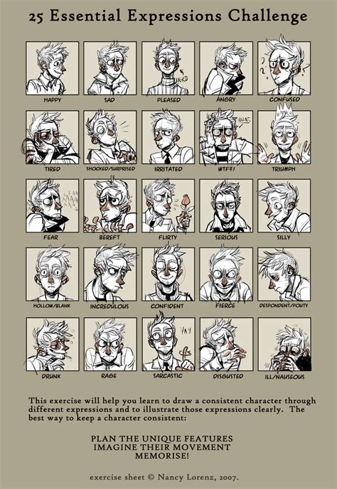 25 Expression Challenge By Kichaa On Deviantart